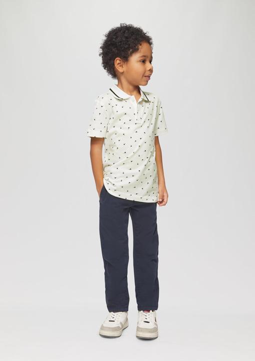 Produktbild S.Oliver Polo-Shirt Poloshirt mit All-over-Print (116, 122)