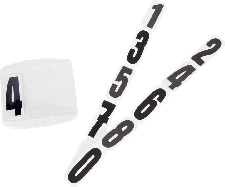 Actual product image Kerbl Tournament numbers
