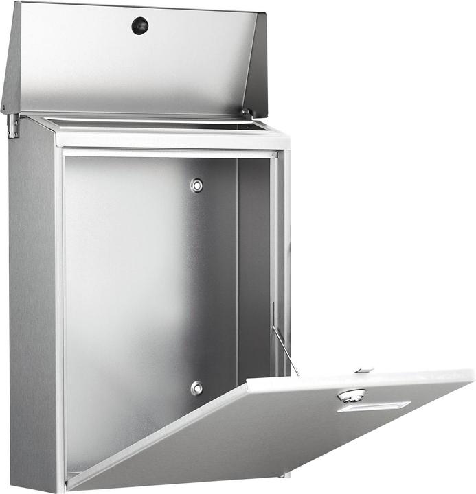 Immagine prodotto Burg Wächter Cassetta per le lettere in acciaio inox LxHxP 300/400/110 mm Oslo 3767 NI con sportello Fermo di