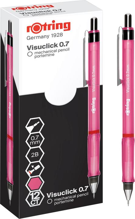 Produktbild Rotring VISUCLICK - Feinminenstift (0.70 mm, 2B, 1 x)