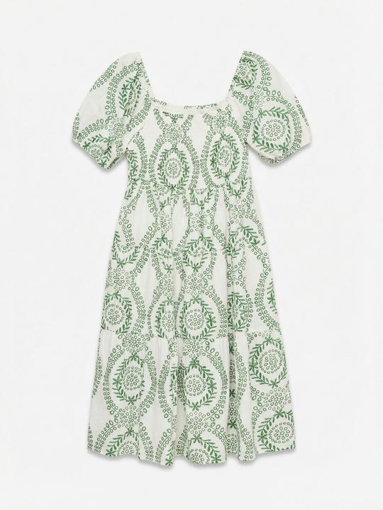 Produktbild Vero Moda VMROKAYA Midikleid Gesmoktes Kleid (M)