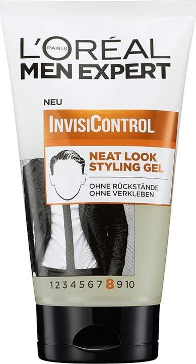 L'Oréal Paris L'Oréal men's expert, Invisicontrol neat look, hair styling gel, 150 ml (Hair gel, 150 ml)