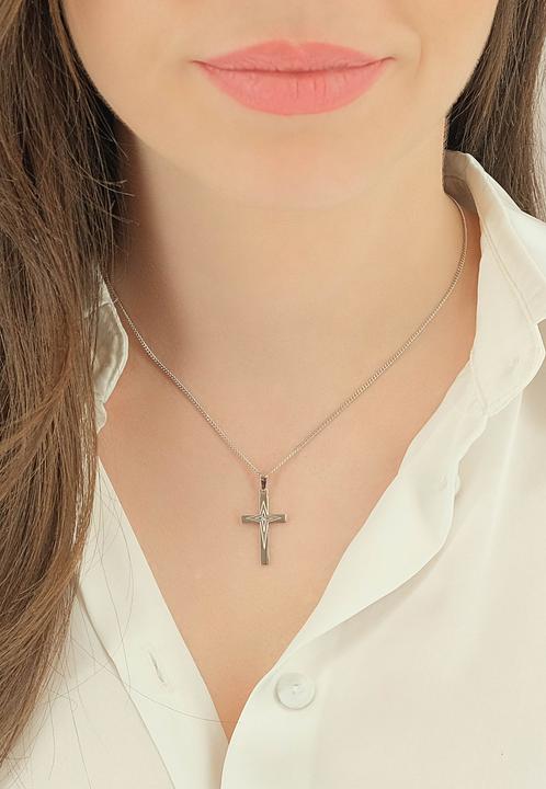 Produktbild Muau Kreuz (Weissgold)
