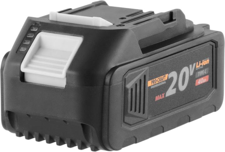 Immagine prodotto Procraft Batteria 20/4C 20 V 4,0 Ah / 4000 mAh Li-ion con indicatore di carica (20 V)