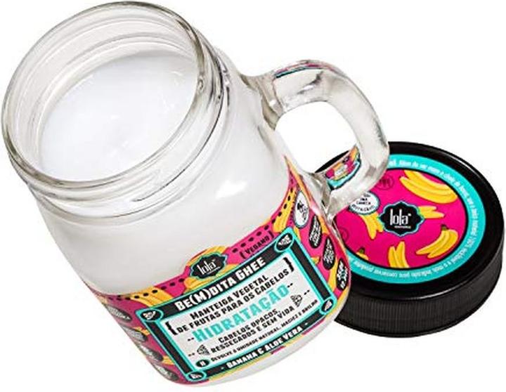 Immagine prodotto Lola Cosmetics Bemdita Ghee Hidratação Banana E Aloe Vera 350g/12.3fl.Oz (350 g)