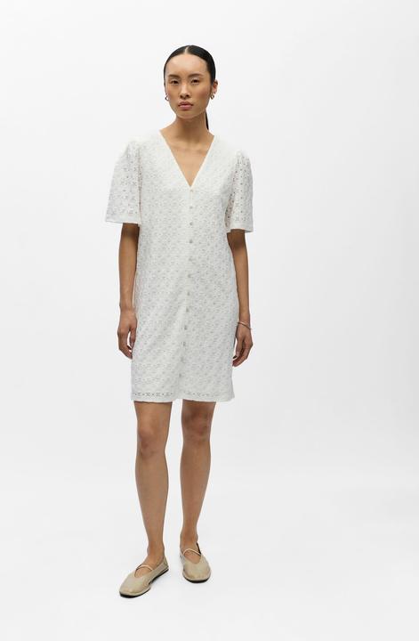 Image du produit Object Strukturiertes V-Ausschnitt Midikleid (M)