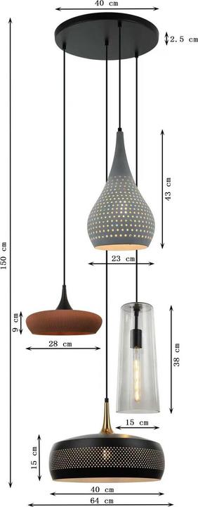 Image du produit Kare Design Hängeleuchte Melange Ø64cm
