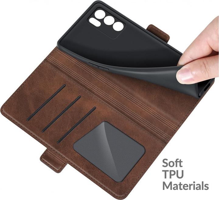 Actual product image Screenguard Oppo Reno6 5G CardLounge Leather Case (Oppo Reno 6 5G)