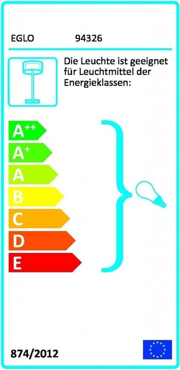 Energy Label EGLO Lantada (E27)
