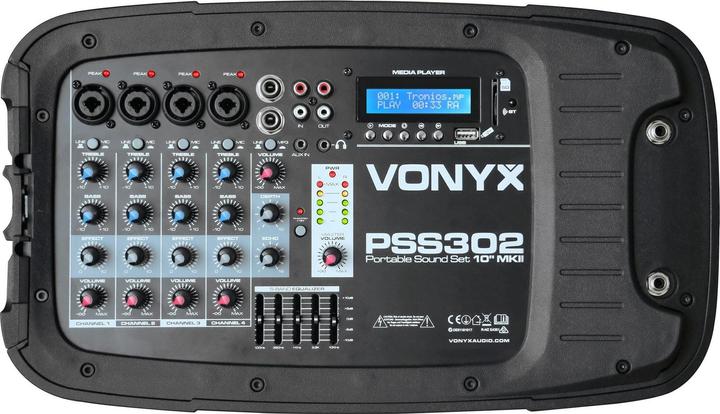 Image du produit Vonyx Système de sonorisation PSS302 (Passif, 1x 300 W)