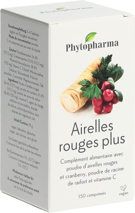 Produktbild Phytopharma Preiselbeer Plus (150 Stück, Tabletten, 106 g)