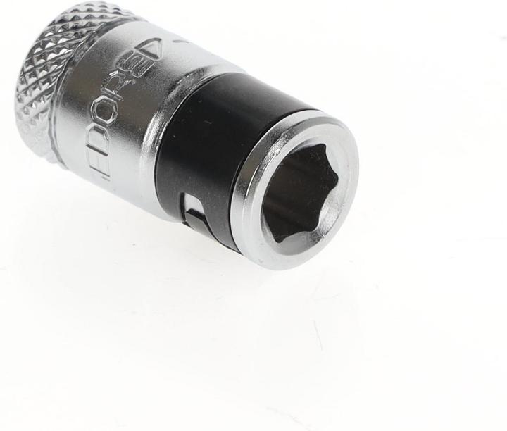 Actual product image Gedore Bit adapter for 1/4" ratchet, easy bit change, precise fit, silver