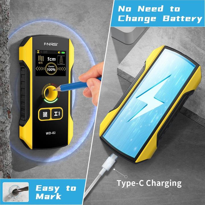 Actual product image Fnirsi WD-02 wire detector