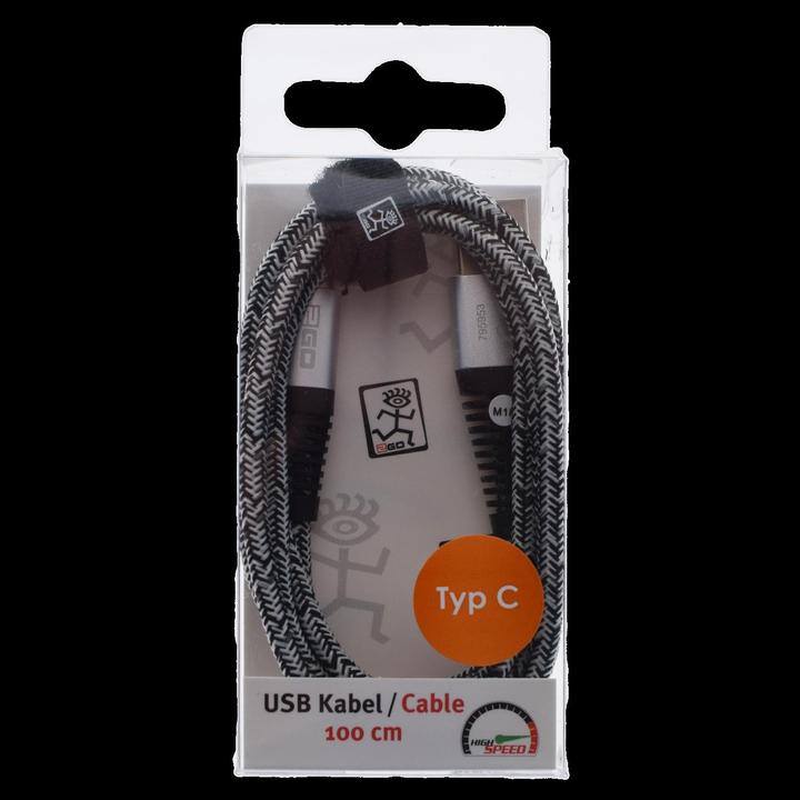 Actual product image 2GO 795953 USB Cable USB 3.2 Gen 1 (3.1 Gen 1) USB B USB C (1 m, USB 3.2 Gen 1)