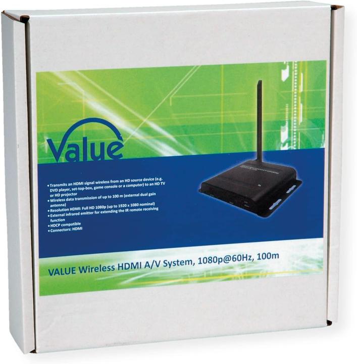 Actual product image Value Wireless HDMI A/V System, 100 m (100 m, HDCP)