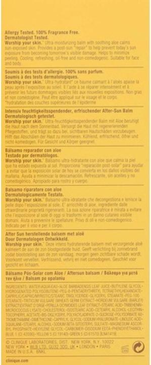 Actual product image Clinique After Sun (150 ml, After Sun Balm)