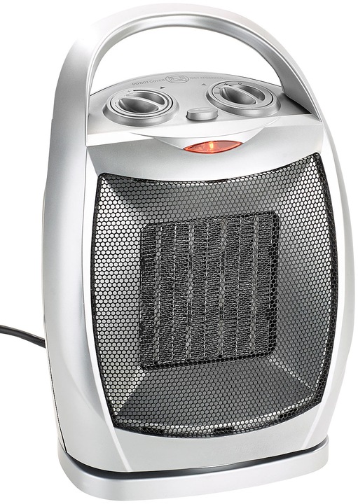 Sichler Compact ceramic fan heater with oscillation (1500 W)
