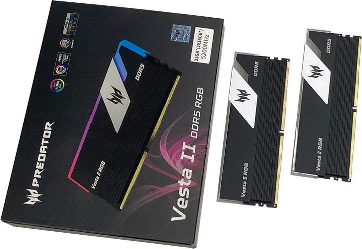 Acer Predator Vesta II RGB (2 x 16GB, 6000 MHz, DDR5-RAM, DIMM)