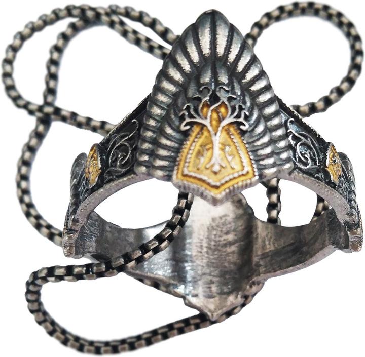 Produktbild Lord of the rings The Limited Edition Replica Crown of Elessar Necklace (Metall)