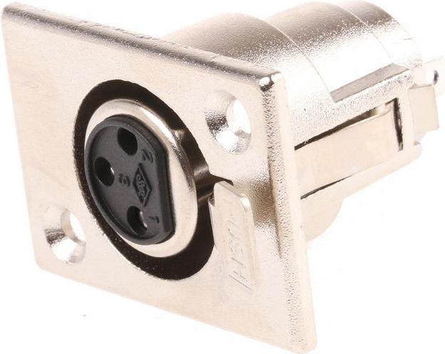 Produktbild RS PRO 3-WAY CHASSIS 'X' SOCKET (0.08 m, XLR Kabel)
