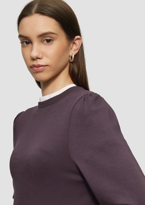 Image du produit s.Oliver Sweatshirt Viskosemix-Sweatshirt mit Puffärmeln (XXL)