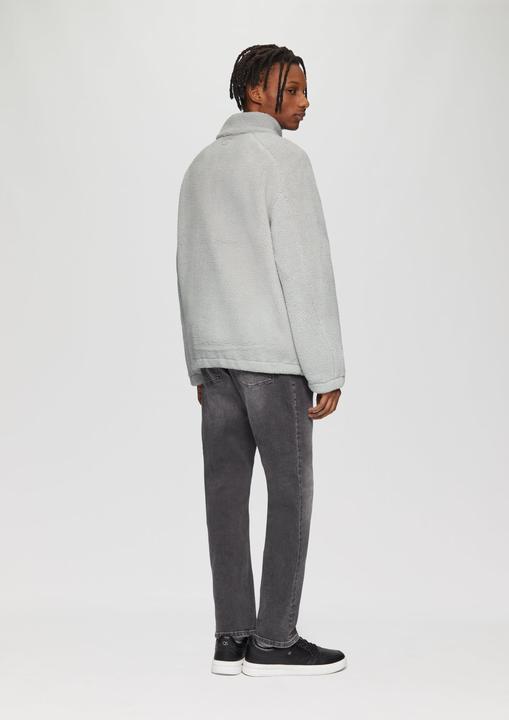 Produktbild s.Oliver Sweatshirt Fleecejacke aus Teddy-Plüsch (M)