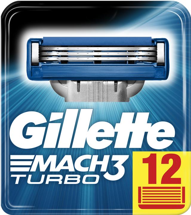 Produktbild Gillette Mach3 Turbo (12x)