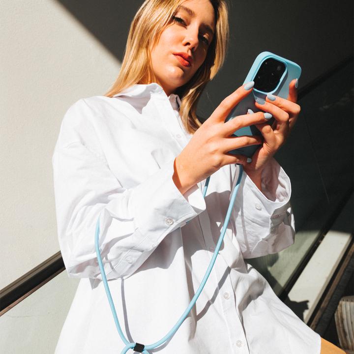 Image du produit Case & Me case&me Étui Bond pour iPhone 14 Pro bleu clair (Apple iPhone 14 Pro)