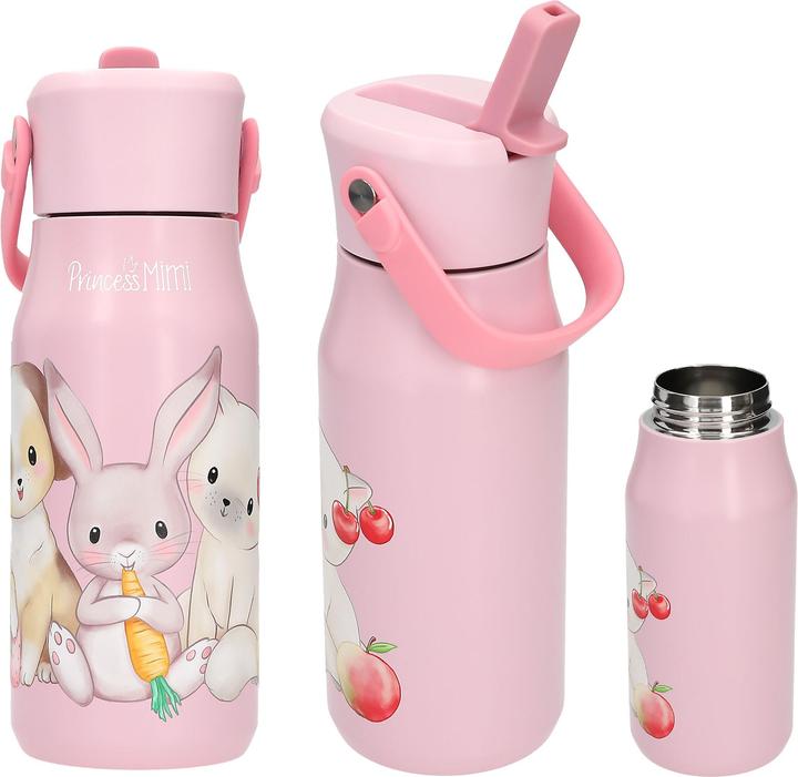 Produktbild Princess Mimi DEPESCHE Trinkflasche Edelstahl rosa 400ml (0.40 l)