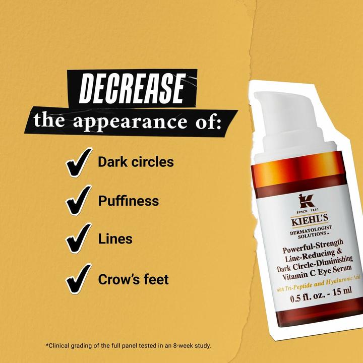 Produktbild Kiehl's Dermatologist Solutions Powerful-Strength (Augenpflege Serum, 15 ml)
