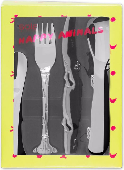 Actual product image Sola Cutlery set HAPPY ANIMALS