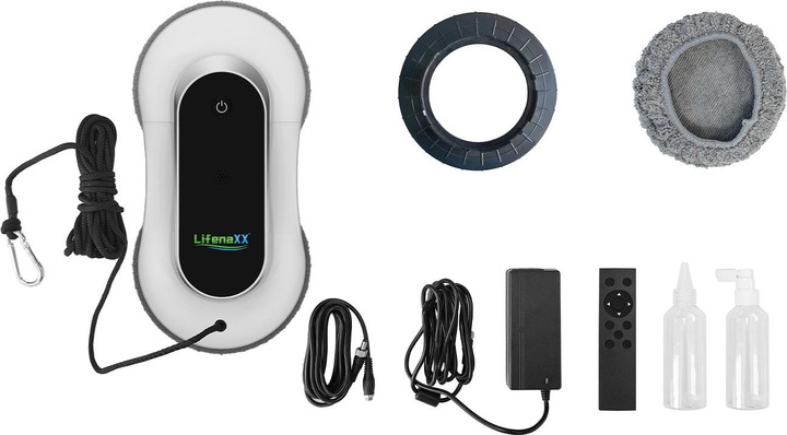 Produktbild LifenaXX Fensterputz Roboter mit Sprühfunktion, 70 ml Wassertank