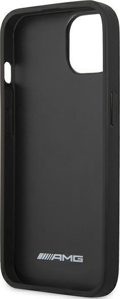 Image du produit Mercedes AMG AMHCP14MDOLBK iPhone 14 Plus 6,7" czarny/black étui rigide en cuir estampillé à chaud (Apple iPhone 14 Plus)