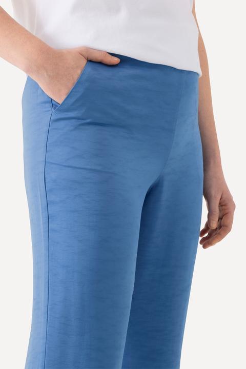 Immagine prodotto Ulla Popken Pantaloni con texture, taglio della gamba ampio e cintura parzialmente elastica (42)