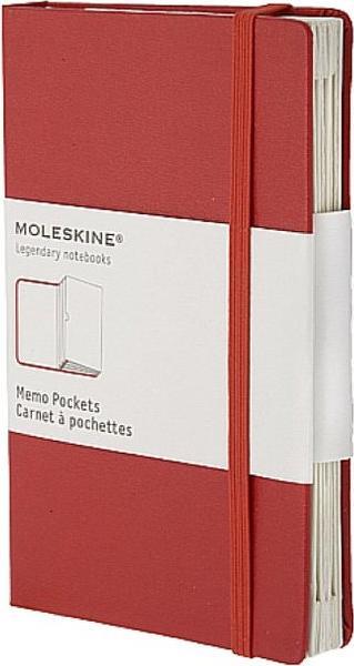Produktbild Moleskine Memo Pocket rot (A6, Harter Einband)