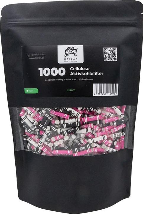Immagine prodotto Kailar Filtro al carbone attivo di cellulosa Triplemix 1000 pezzi