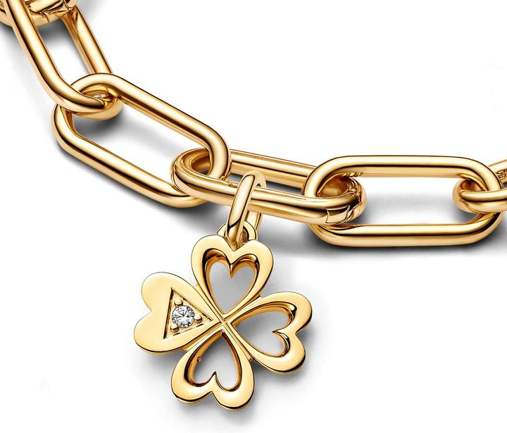 Immagine prodotto Pandora ME Heart Medaglione a forma di quadrifoglio (Metallo, Dorato)