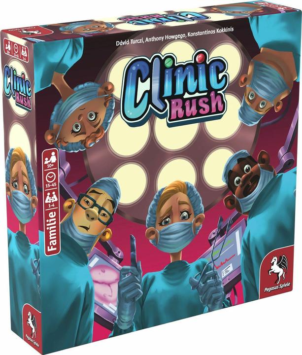 Productafbeelding Pegasus 51231G - Clinic Rush - Bordspel, voor 1-4 spelers vanaf 10 jaar (EN editie) (Duits)