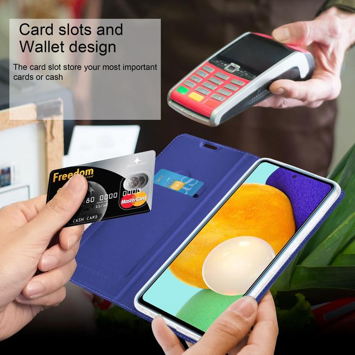 Produktbild Cadorabo Classy Book Hülle für Samsung Galaxy A52 (4G / 5G) / A52s (Samsung Galaxy A52, Samsung Galaxy A52 5G, Samsung Galaxy A52s 5G)