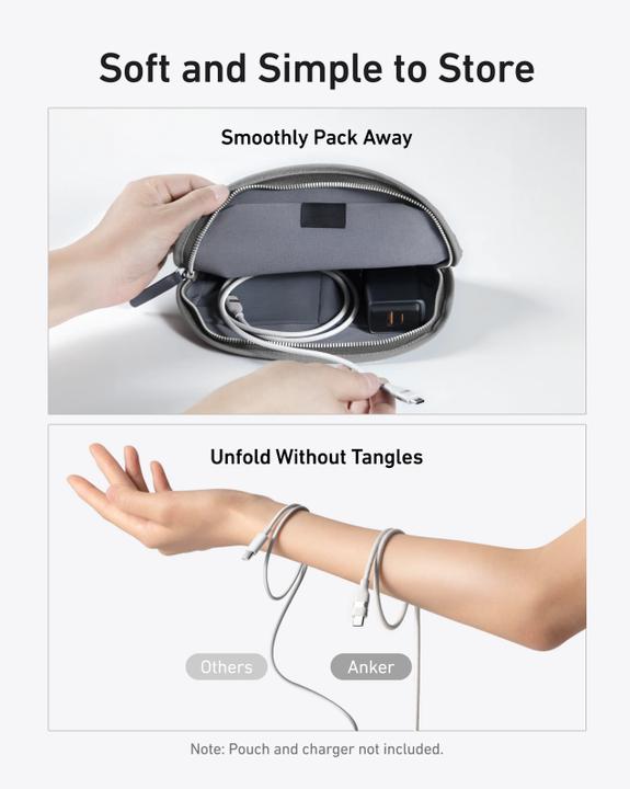 Immagine prodotto Anker USB-C beidseitig 1.8m, 240W USB-C Cable White (1.80 m, 240 W)