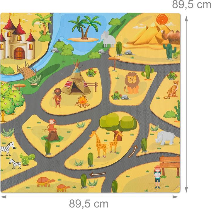 Image du produit Relaxdays Tapis-de-jeu (89.50 x 89.50 cm)