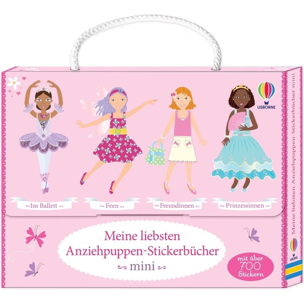 Usborne Publishing, Sticker, Meine liebsten Anziehpuppen-Stickerbücher mini