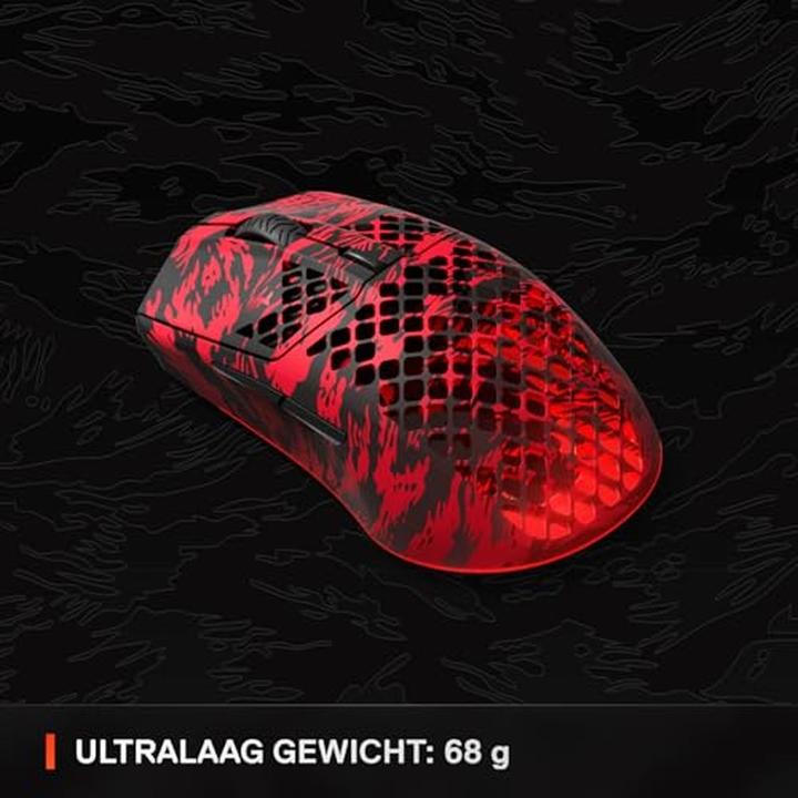 Immagine prodotto SteelSeries Mouse da gioco Aerox 3, senza fili, edizione Faze Clan (Senza fili)