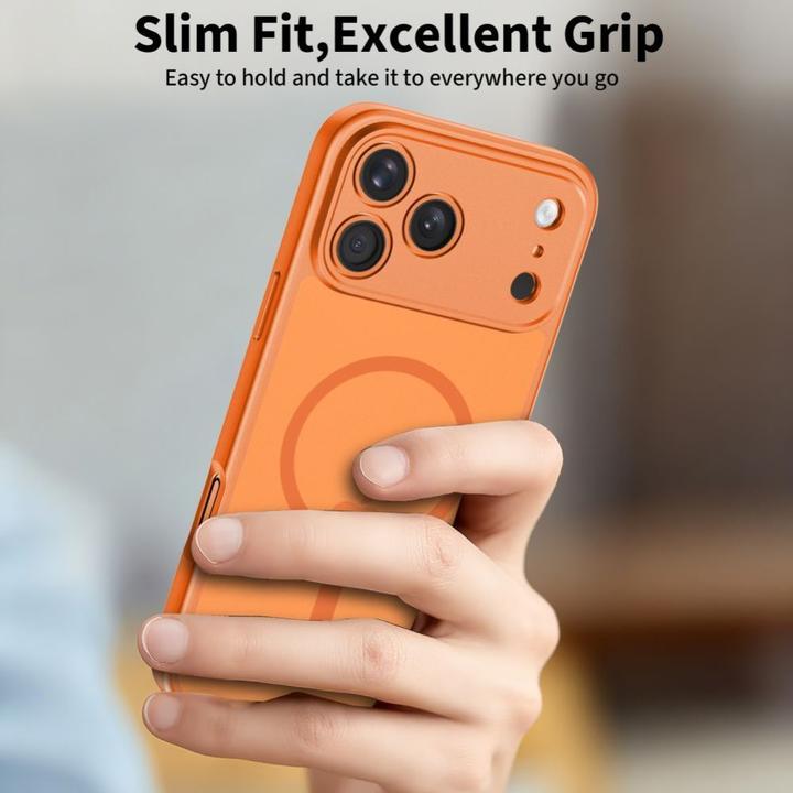 Actual product image Tech-Protect Basicmag Magsafe Iphone 17 Pro Matt Kosmisches Orange (Apple iPhone 17 Pro)