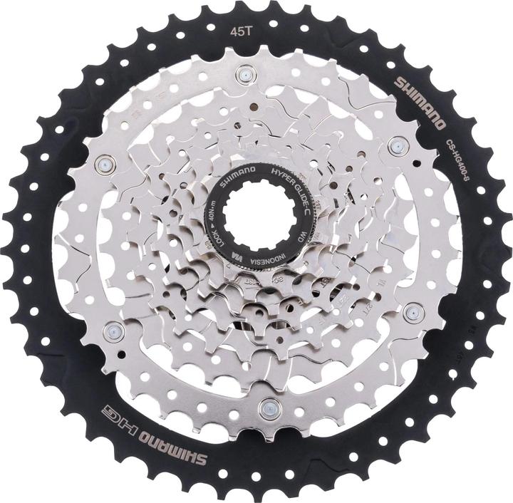 Actual product image Shimano Alivio CS-HG400 8-speed cassette (8-speed, 11-45)