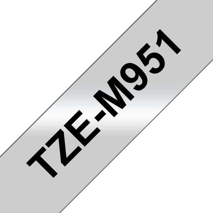 Produktbild Brother Tze-M951 (2.40 cm, Schwarz, Silber)