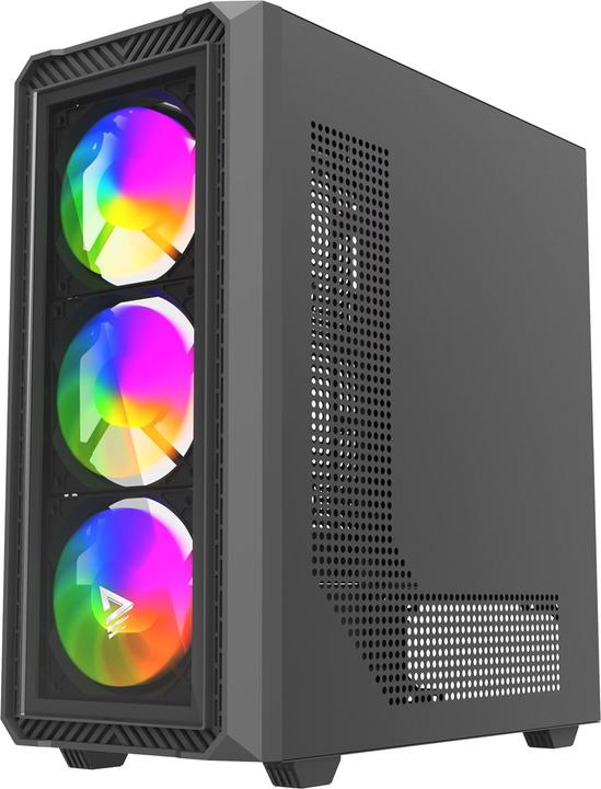 Savio Noctis Glass RGB Cube Schwarz (ATX, mATX)