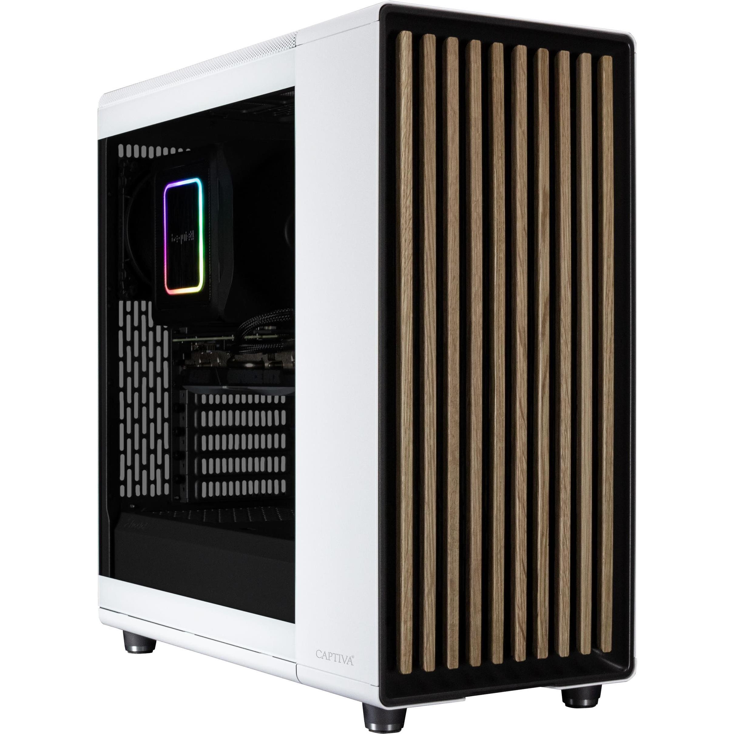 Captiva Highend Gaming I79-921 Core i7 RTX 4070 (Intel Core i7-14700KF, 32 GB, 2000 GB, GeForce RTX 4070), PC, Weiss