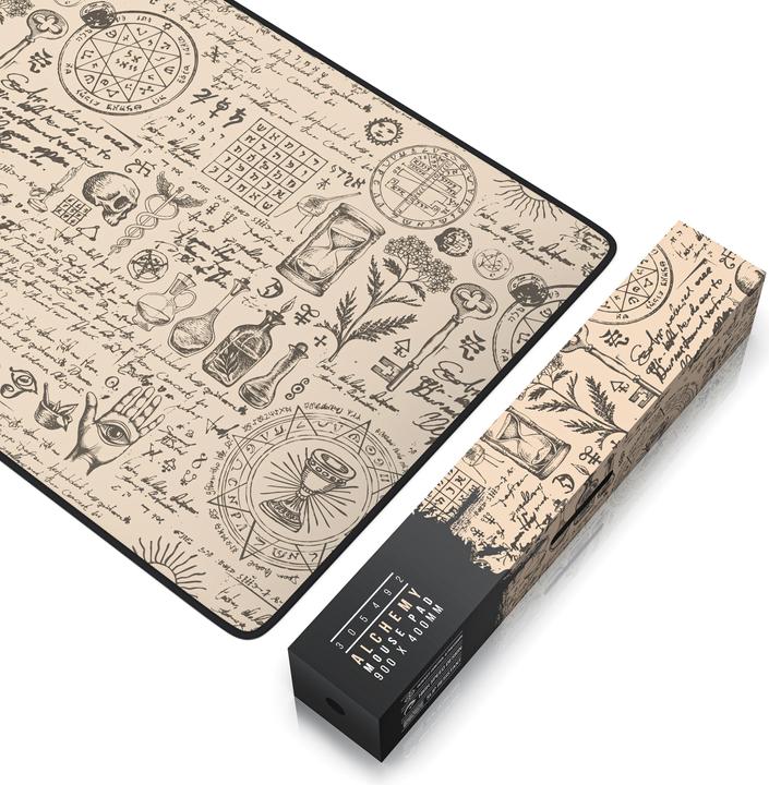 Produktbild Titanwolf Gaming Mauspad, 900 x 400mm XXL Mausmatte, verbessert Präzision & Geschwindigkeit, Alchemy (XXL)