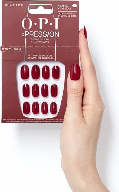 Immagine prodotto OPI Xpress/On Nail Art (Unghie artificiali, Rosso Grande Mela)